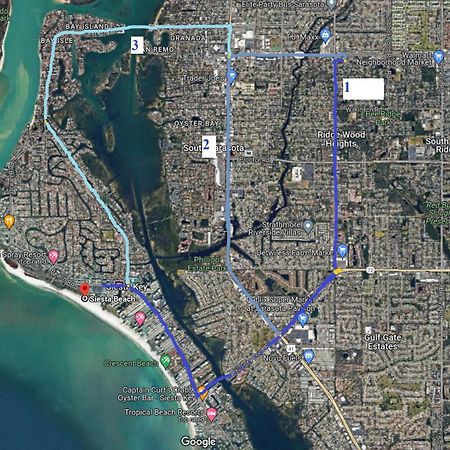 3Bed & 2Bath Property Couple Minutes From Siesta Key Beach & Downtown Sarasota Luaran gambar